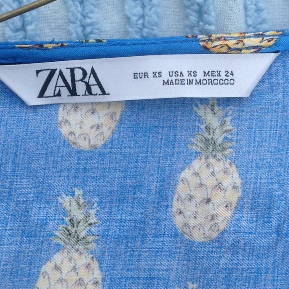 Zara Pineapple Shirt. - Picture 6 of 7